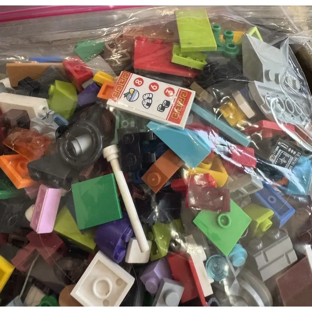 2 lbs Mixed LEGO Lot - Authentic Genuine Bricks Parts & Pieces Cleaned & Sorted